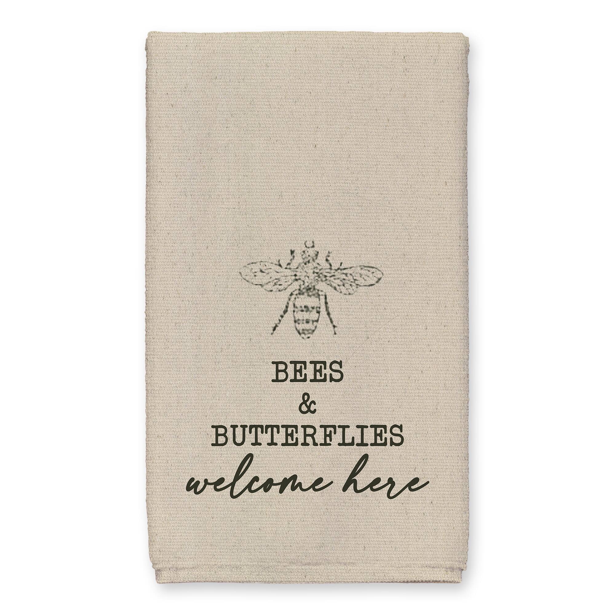 Bees & Butterflies Welcome Tea Towel Set
